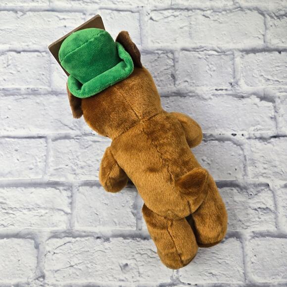 NWT Pallypaws St Paddy's Day Dog Toy Irish Derby Hat Shamrock Bowtie 13 inch - Picture 7 of 10